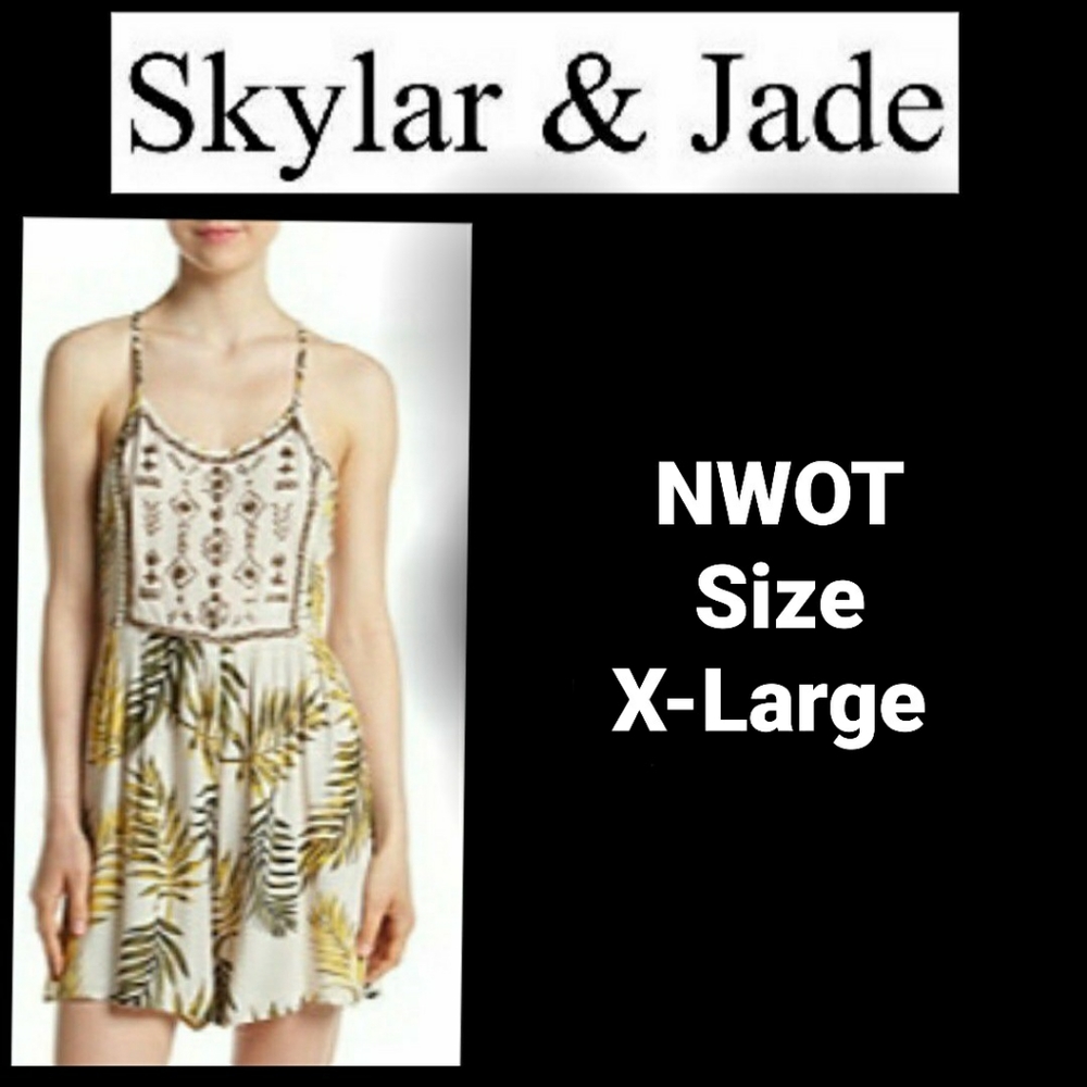 NWOT Skylar & Jade Bling Romper Size X-Large